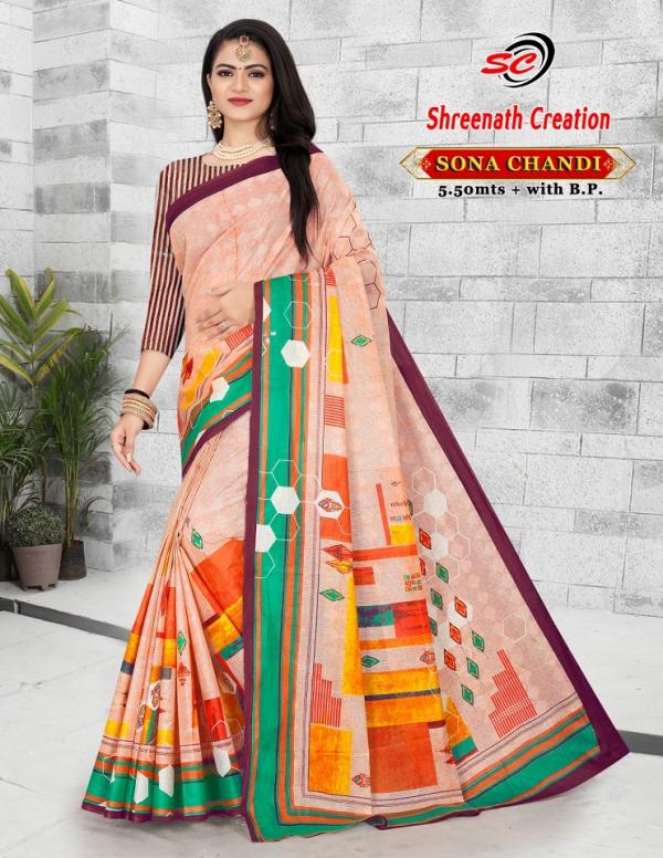 Sc Sona Chandi – Cotton Saree